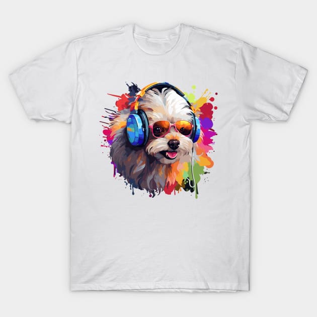 Colorful Cute puppies T-Shirt by Yopi